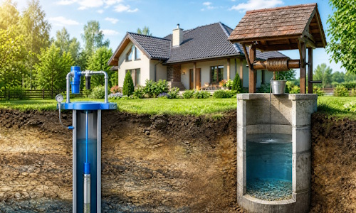 Автономное водоснабжение загородного дома Кирово-Чепецк: скважина или колодец
